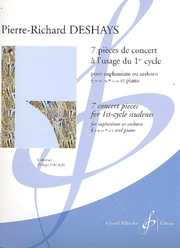 7 pièces de concert à l&amp;#039;usage du 1er cycle Visuel